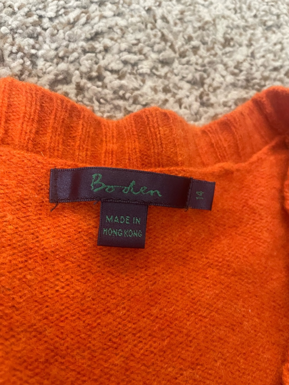 Boden Vintage Wool Knit Sweater Vest V-Neck Sleeveless Button Front Cardigan - Picture 3 of 7